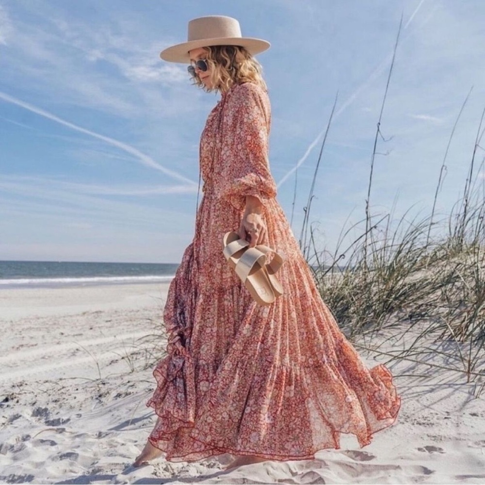 Free People Feeling‎ Groovy Maxi Dress Dress in red